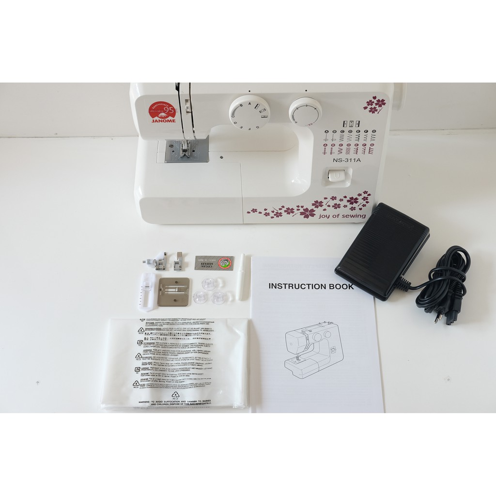 Janome NS311A Mesin Jahit Serbaguna Portabel NS 311 A / 311A