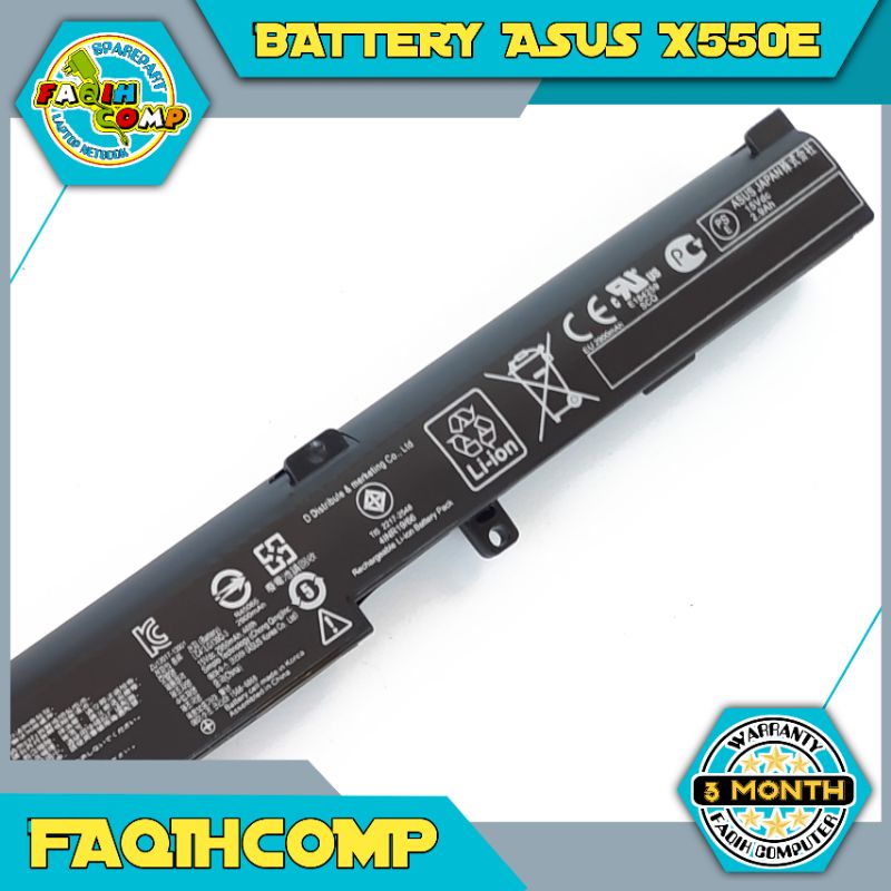 Baterai Original Laptop Asus X550E X550Z X550ZE X450J X450JF (A41-X550E)