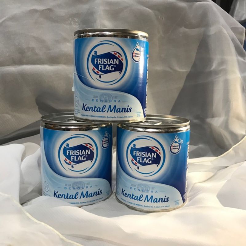 

frisian flag kental Manis kaleng 370gr