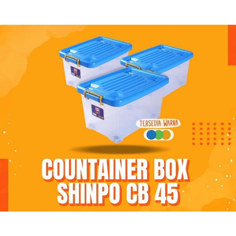 Shinpo Container Box kapasitas 45 liter