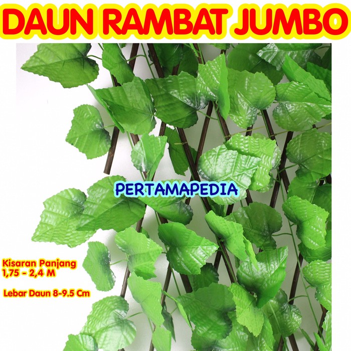 Jual RESTOK !!! BUNGA PLASTIK/ DAUN RAMBAT PLASTIK/ RUMPUT PLASTIK ...