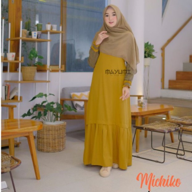 MICHIKO DRESS || Gamis Syari Oridinal by Mayumi