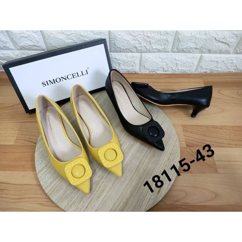 Sepatu heels 3 cm import wanita murah/ sepatu heels kerja/ sepatu tumit kerja/ sepatu kuliah/ pesta