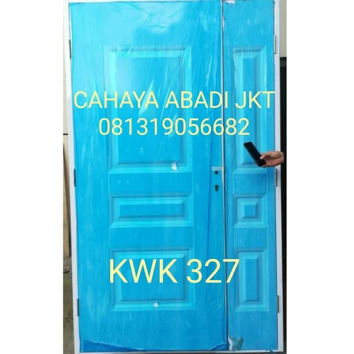 PINTU BAJA + KUSEN + KUNCI PINTU KODAI KWK327 PUTIH perkakas