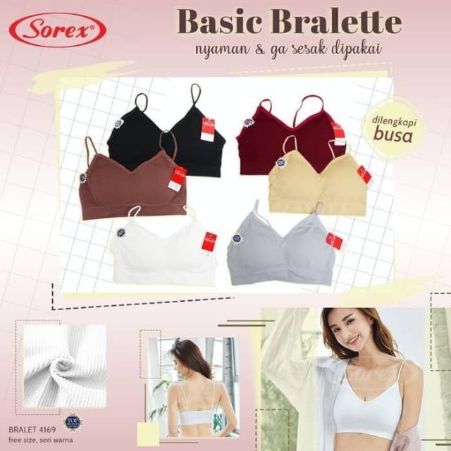 Bra BH Kemben basic Brallete Sorex 4169