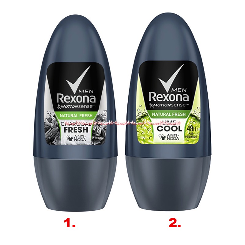 Rexona Men Natural Fresh Charcoal Lime Cool 48H Deodoran Anti Noda Di Baju Deodorant Cowok Pria Laki Laki Hilang Bau Badan