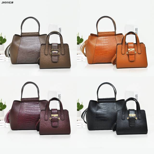 TAS FASHION SET HOBO CROCO JH9163