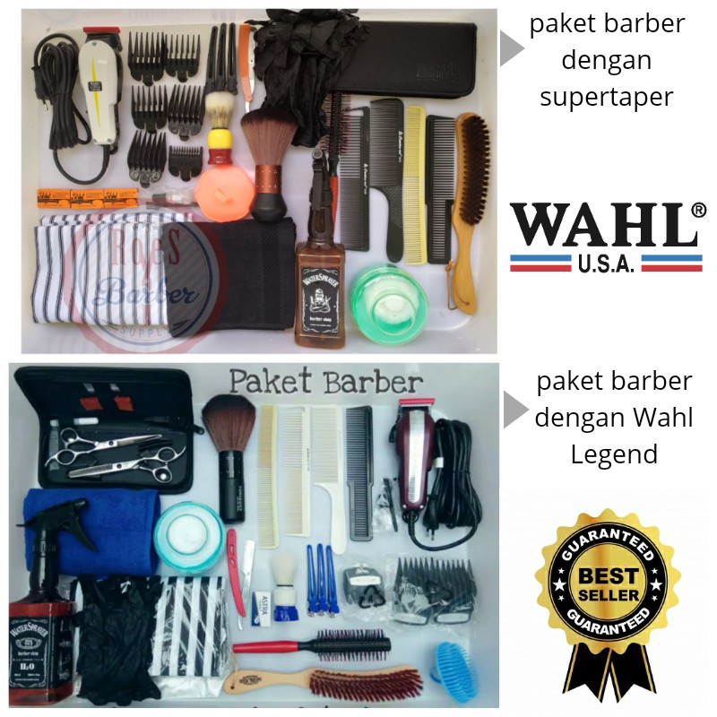 Alat Cukur Rambut Paket Barber  Peralatan  Usaha 