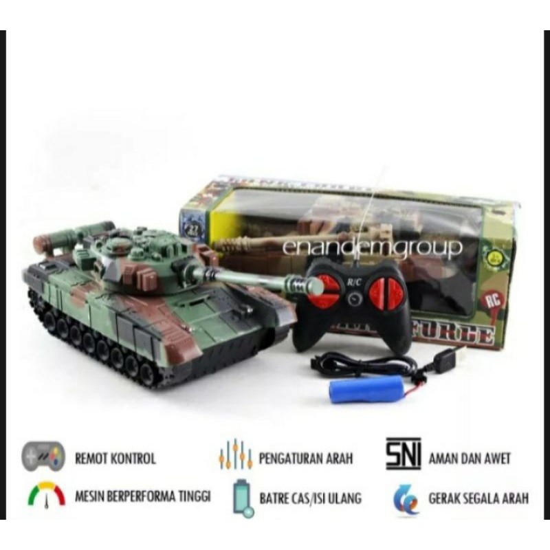 Mobil Remote Control Tank RC Cas