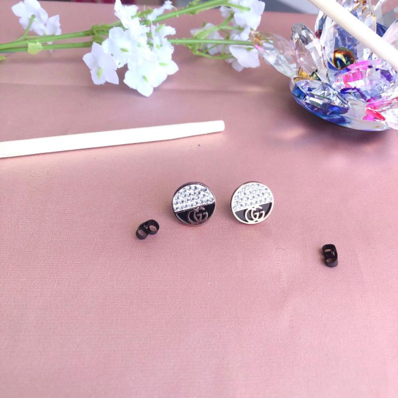 Anting Titanium Guci Anti Karat Model Wanita Korea