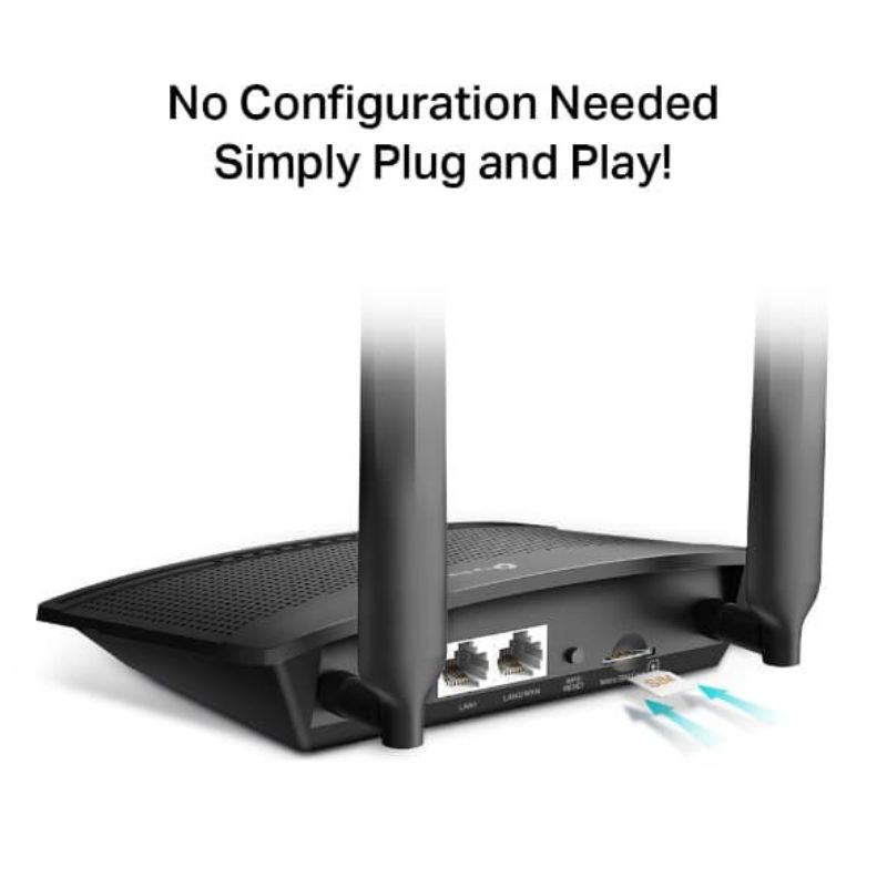 TP-LINK TL-MR100 4G LTE Router 300 Mbps Wireless N