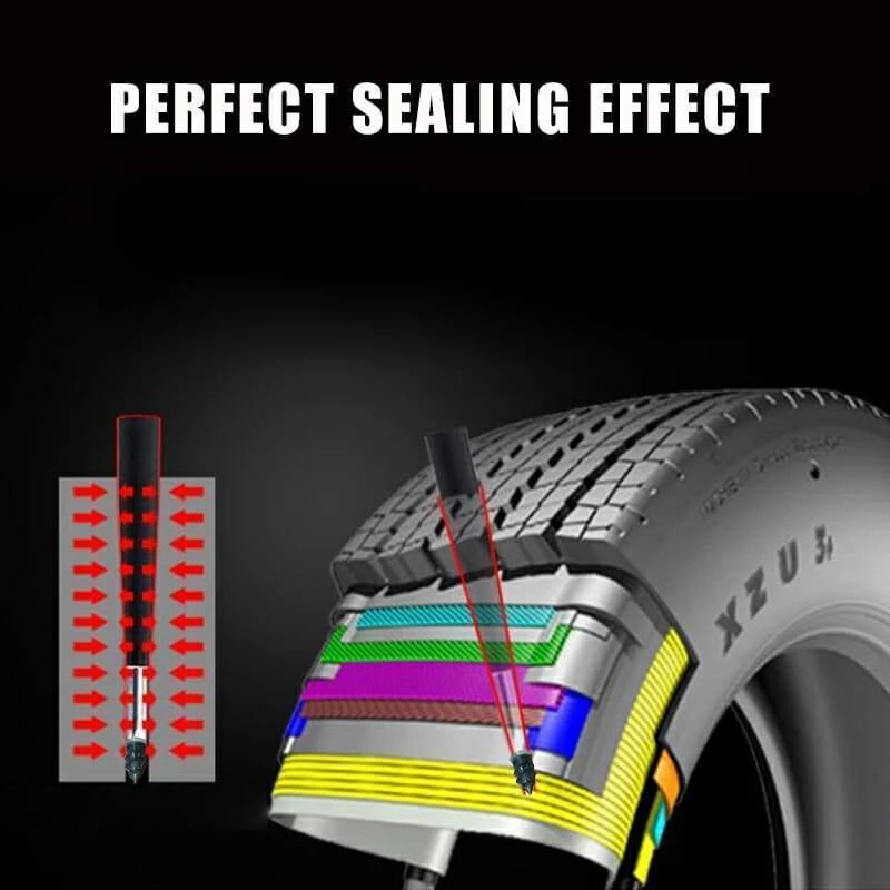 10Pcs/Box Motorcycle Vacuum Tyre Repair Nail /  Self-tire Repair Tire Film Nail / Tyre Repair Rubber Nails Tires Accessories