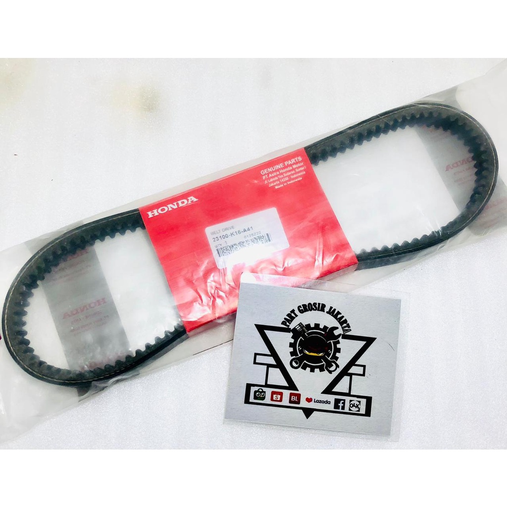 VBELT SCOOPY FI ESP K16 2017 2018 2019 2020 RING 12 NEW BEAT FI SPORTY ESP NEW K25 V-BELT VANBELT FA