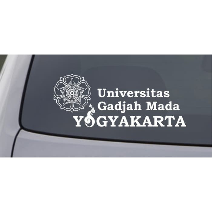 Sticker Mobil UGM Universitas Gajah Mada Yogyakarta - Car Decal Sticker