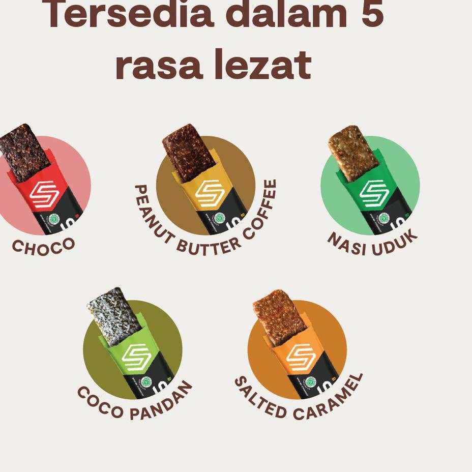 

Diskon✔️Strive Energy Bar Bite Size Salted Caramel - 20 gr x 5 pcs|SQ7