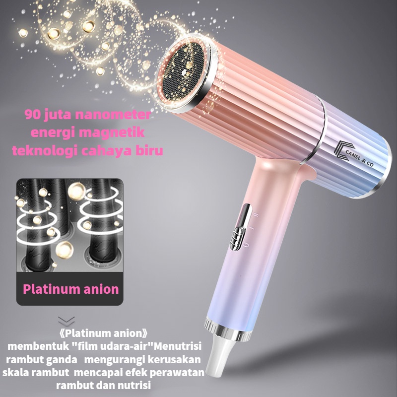 CANEL &amp; CO Pengering Rambut Salon Rainbow Kelas Atas/Pengering Rambut Perbaikan Blu-ray Hair dryer Pengatur panas Hairdryer pengering Household multi-range adjustment Pengering rambut Perawatan rambut Pengering Rambut Termurah Hair Dryer