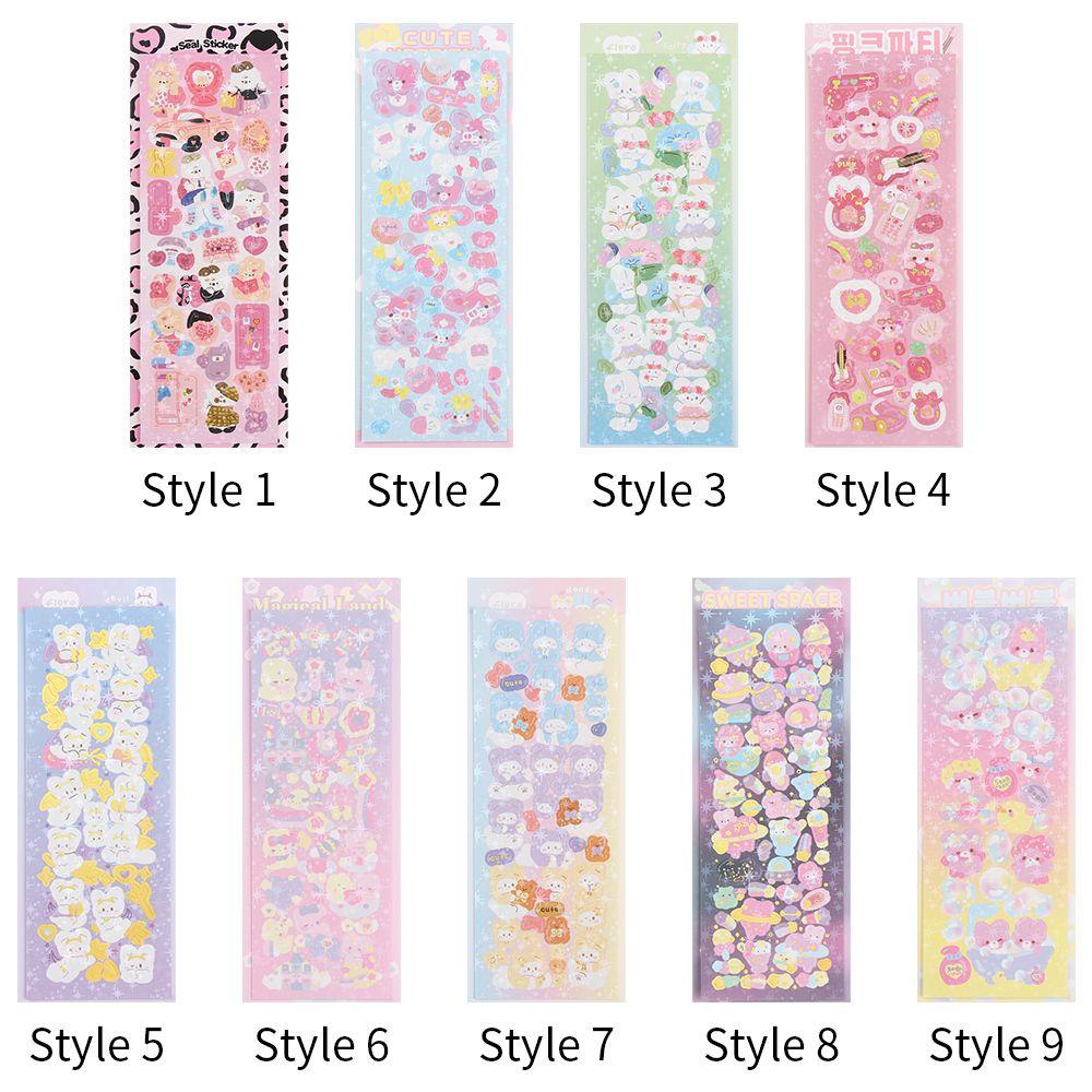 Preva Laser Stiker Album Sticker Diy Diary Label Jurnal Scrapbooking Hias