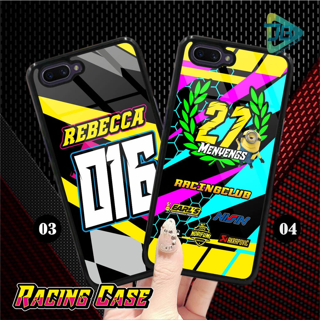 HARDCASE 2D GLOSSY RACING CASE OPPO VIVO XIAOMI SAMSUNG REALME IPHONE ALL TYPE JB4712