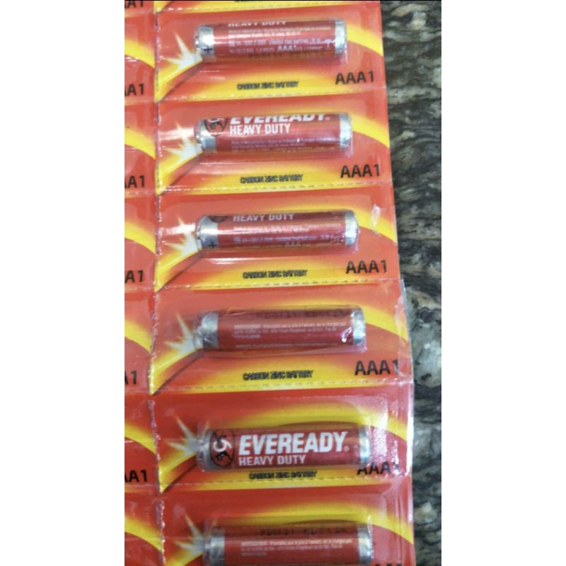 Batterai Eveready AA/A2 - Batterai AAA/A3