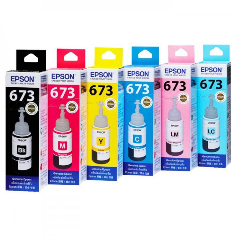 Tinta Epson 673 L800 L805 L850 L1800