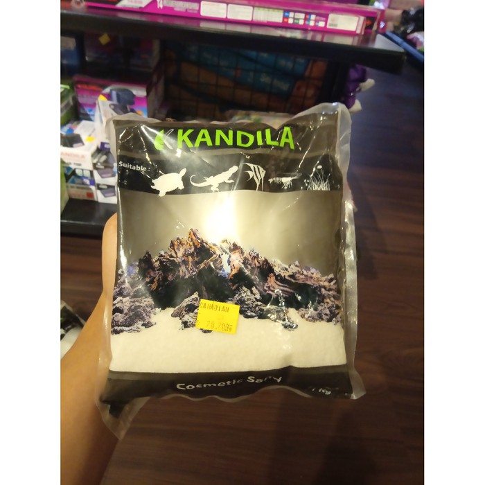 Pasir Aquarium Colored Sand Cream 0.6mm 1 kg (CSC) best