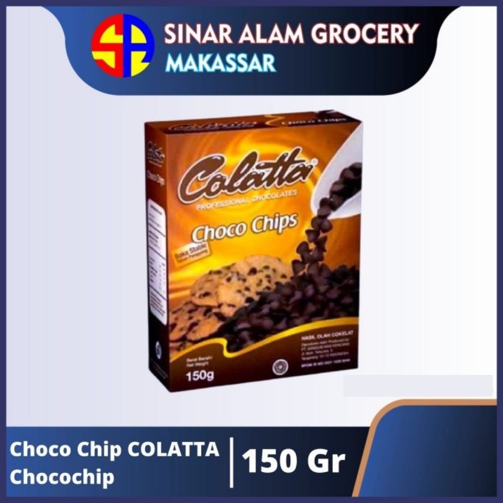 

Choco Chip COLATTA 150 Gr Chocochip Chocochips Chips Cokelat Coklat