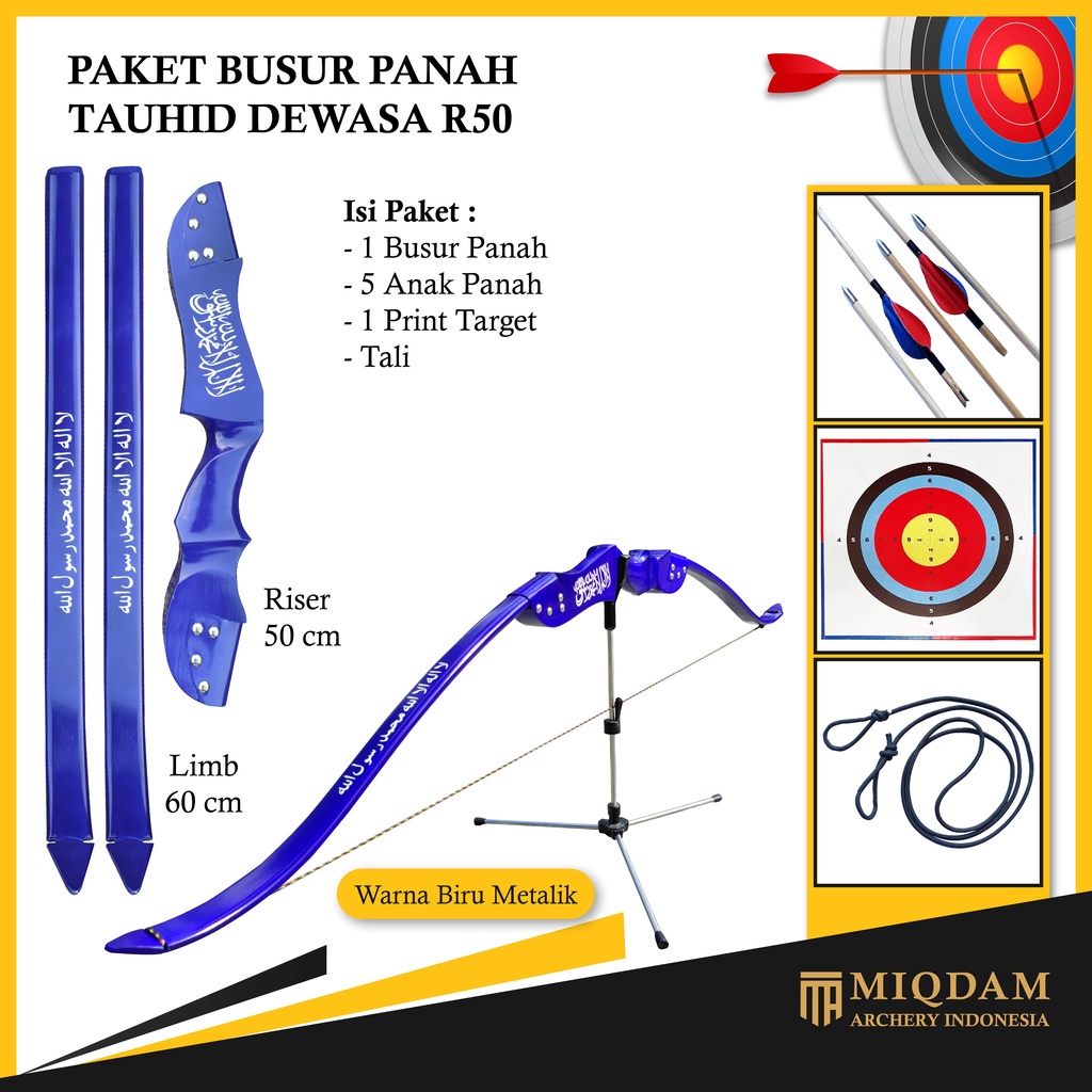 Tauhid Dewasa R50 || Face Target || 5 Arrow