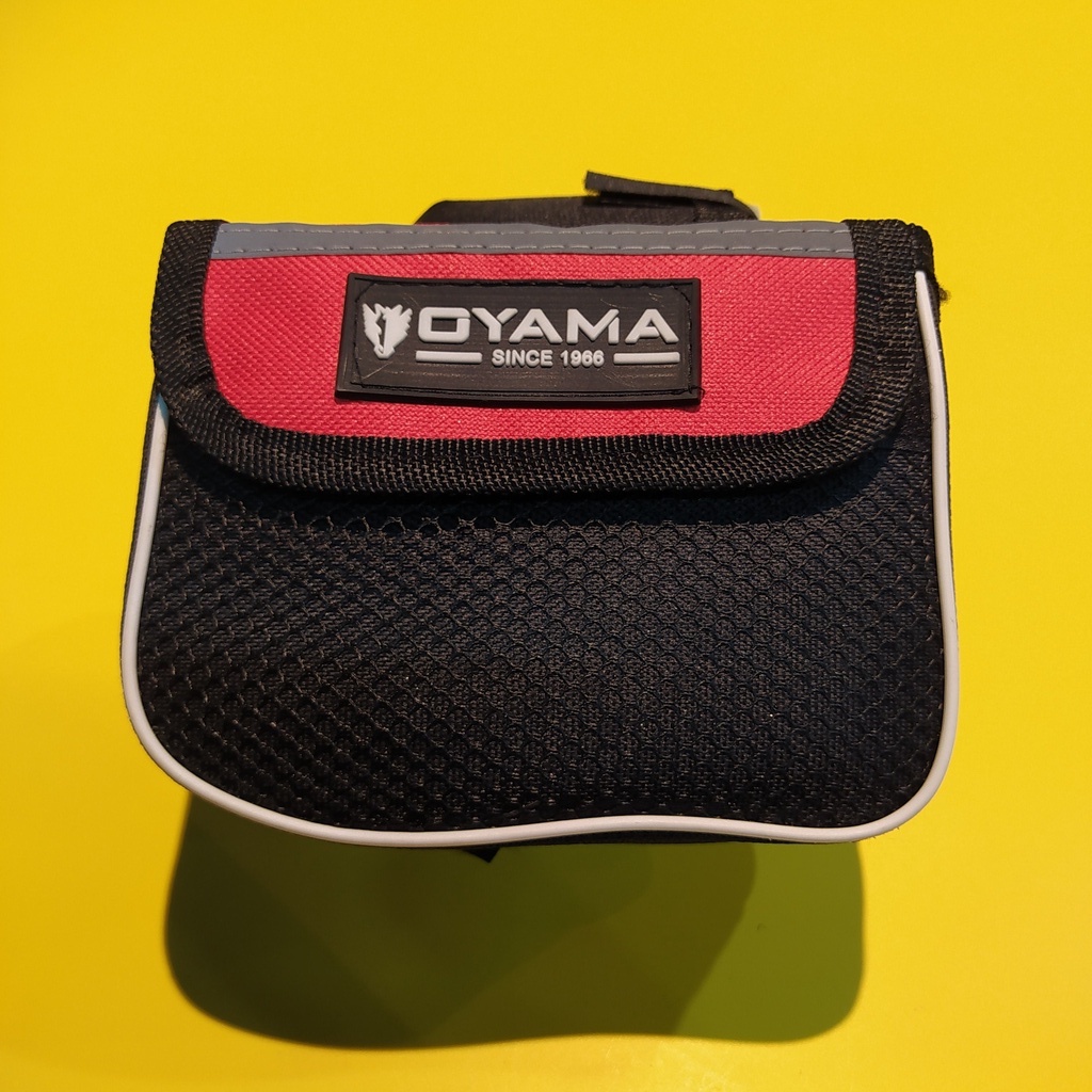 Tas sepeda MTB Seli Roadbike Tas frame Oyama Black Red