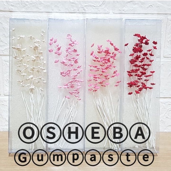 

[osheba] gumpaste bunga filler BB 15 isi 15 tangkai