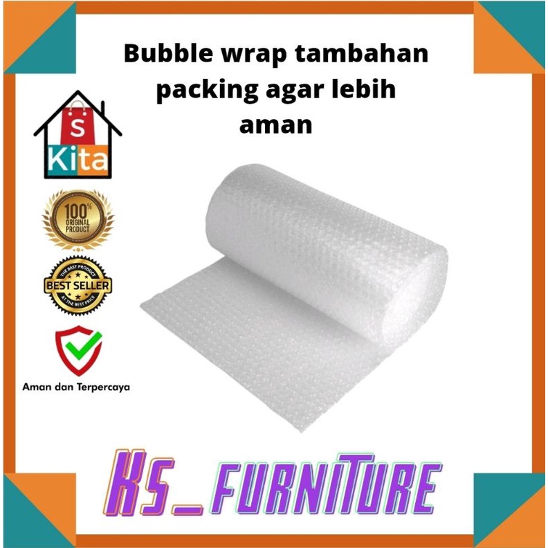 

bubble warp tambahan packing agar lebih aman