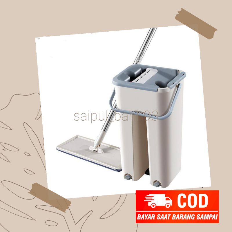 Alat Pel Praktis Scratch Cleaning Mop Original