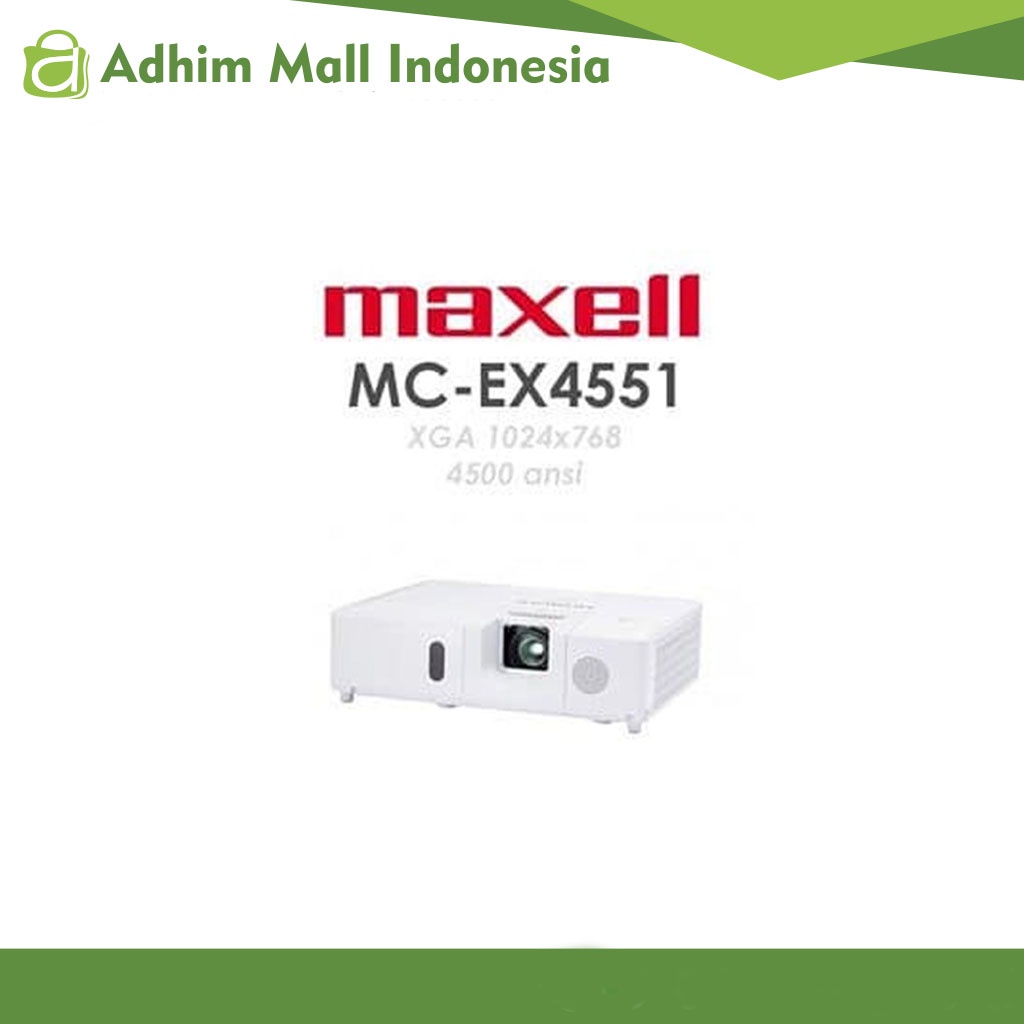 MAXELL MC-EX4551 3LCD Technology,XGA, 4500 Lumens, WiFi OPTIONAL