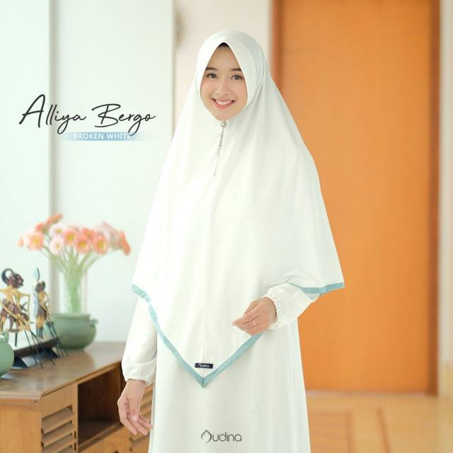 Bergo Orenji Pad Seri Alliya Original dari Audina
