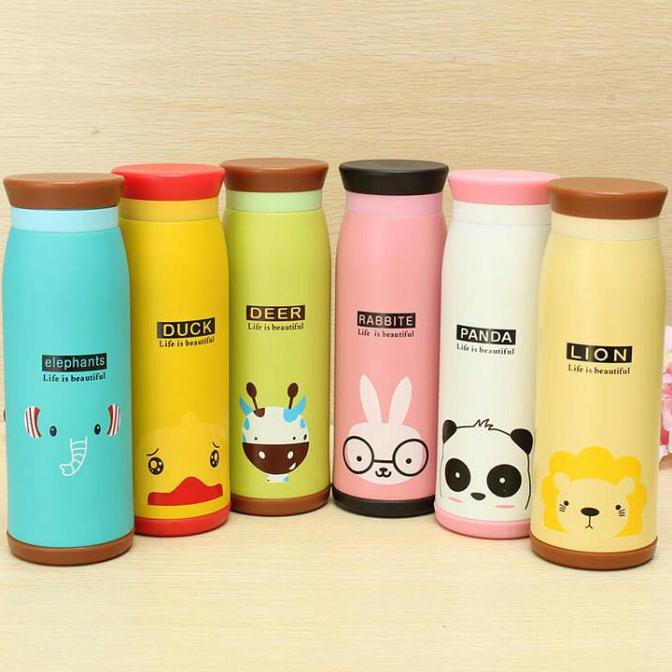 TERMOS TEMPAT BOTOL MINUM UNIK LUCU KARAKTER 500ML