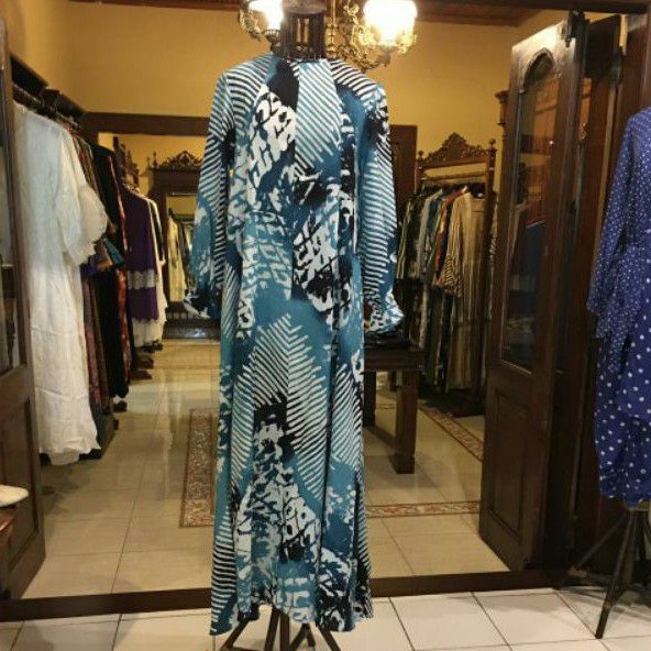Merissa Dress Viscos by Dian Pelangi LIMITED STOCK Busana Muslim Batik Gaun Pesta Wanita Cantik