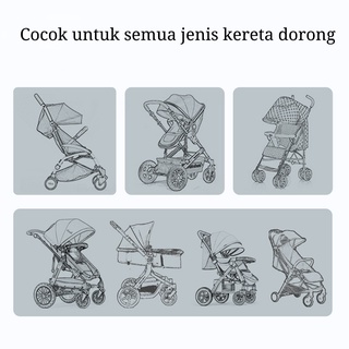 Halobaby Sarung Stroller Cover / Kelambu Bayi Anti Nyamuk