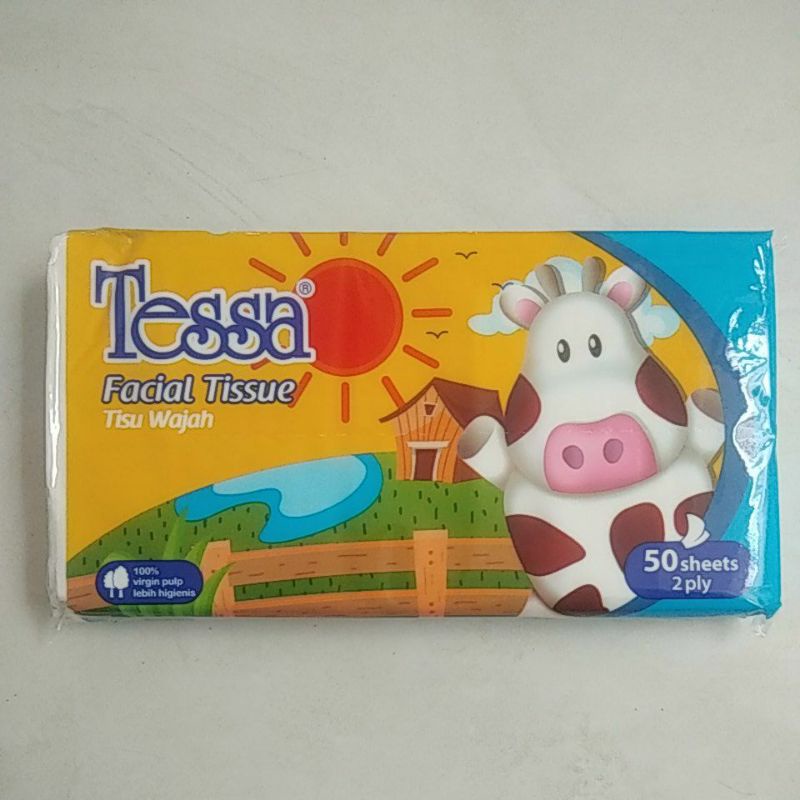 TESSA FACIAL TISSUE 50 sheets 2ply
