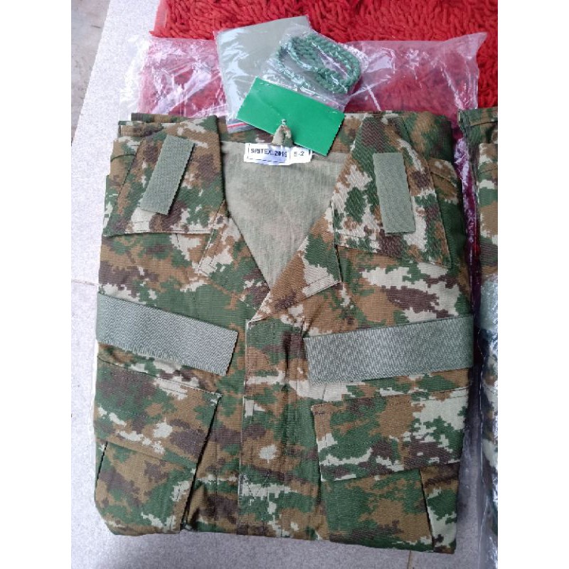 ORI, baju PDL KOSTRAD jatah TNI AD ( 1 stell= baju+celana )