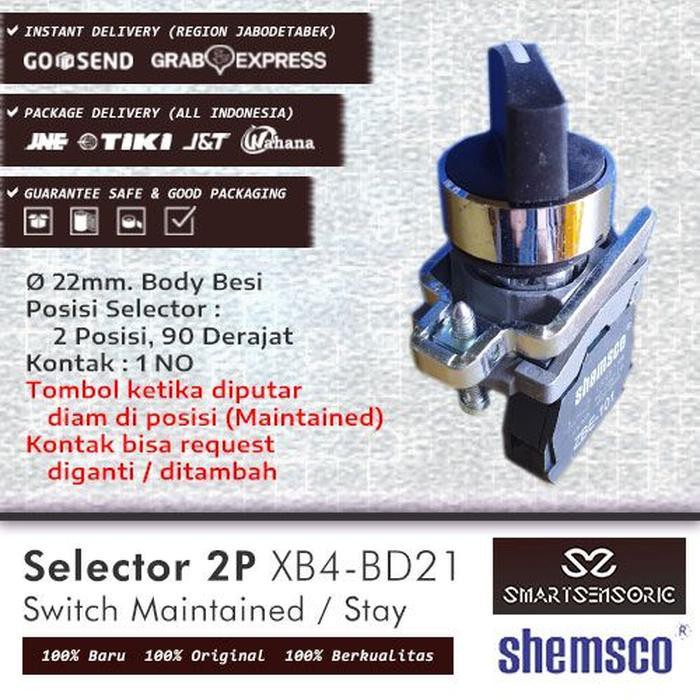 Jual Selector Switch Xb Bd Mm Ad Posisi Shemsco Schneider Suku