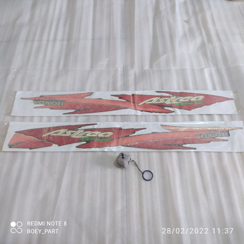 Striping stiker sticker honda astrea grand impressa impresa non original