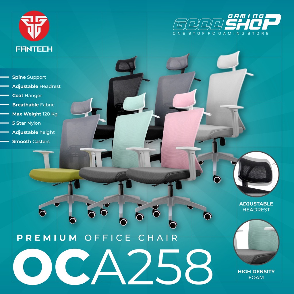 Fantech Kursi Kerja Kantor OCA258 / OC-A258 Premium Office Chair