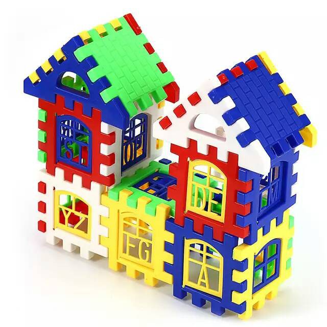 Mainan Anak Lego Rumah / Puzzle Rumah