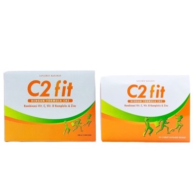 C2FIT STRIP 4 Tablet - Multivitamin Zinc Suplemen Daya Tahan Tubuh Vitamin Dewasa C2 FIT