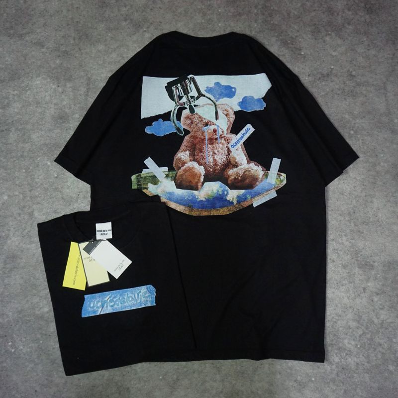 KAOS ADLV - ADLV BENY CULLAR HITAM FULLVARIAN FULLTAG LABEL-ADLV BEAR SICK