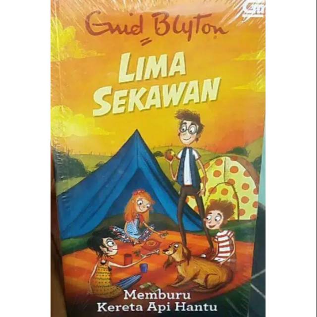 NOVEL SERIAL 5 LIMA SEKAWAN MEMBURU KERETA API HANTU - ENID BLYTON