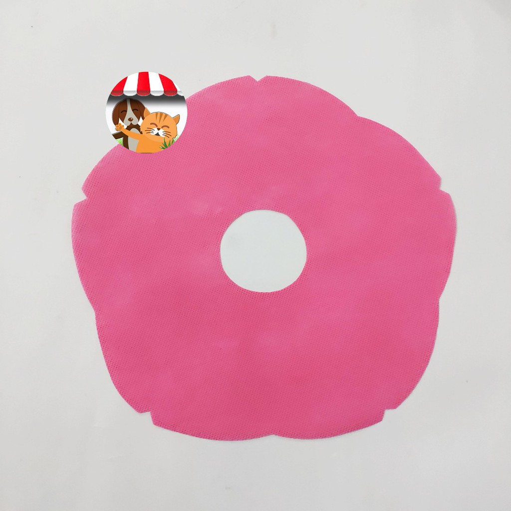 Collar Kucing Bahan Kain Polos 1 Pcs Warna Random - Colar