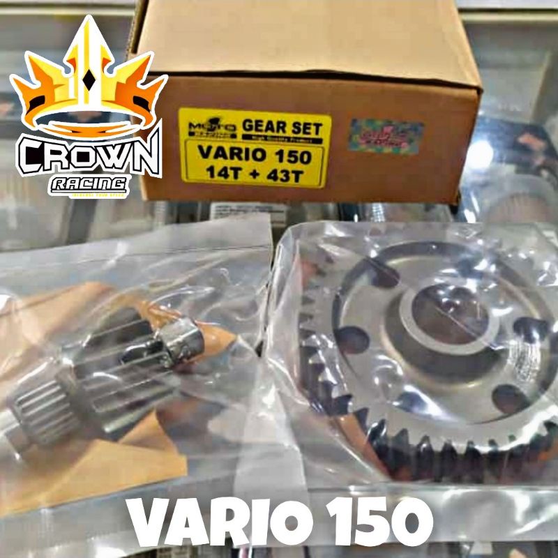 Gear Gigi Rasio Ratio Set 14T 43T Moto 1 Vario 150