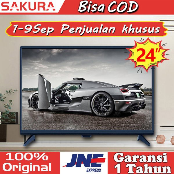 Miliki Sakura TV LED 24 inch tv murah HD Televisi Model TCLG-S24J Terjangkau