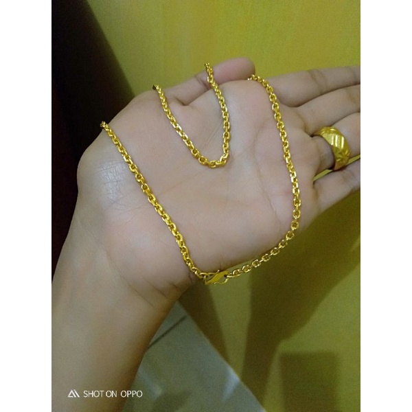 Kalung rante nori(standar 45 cm)