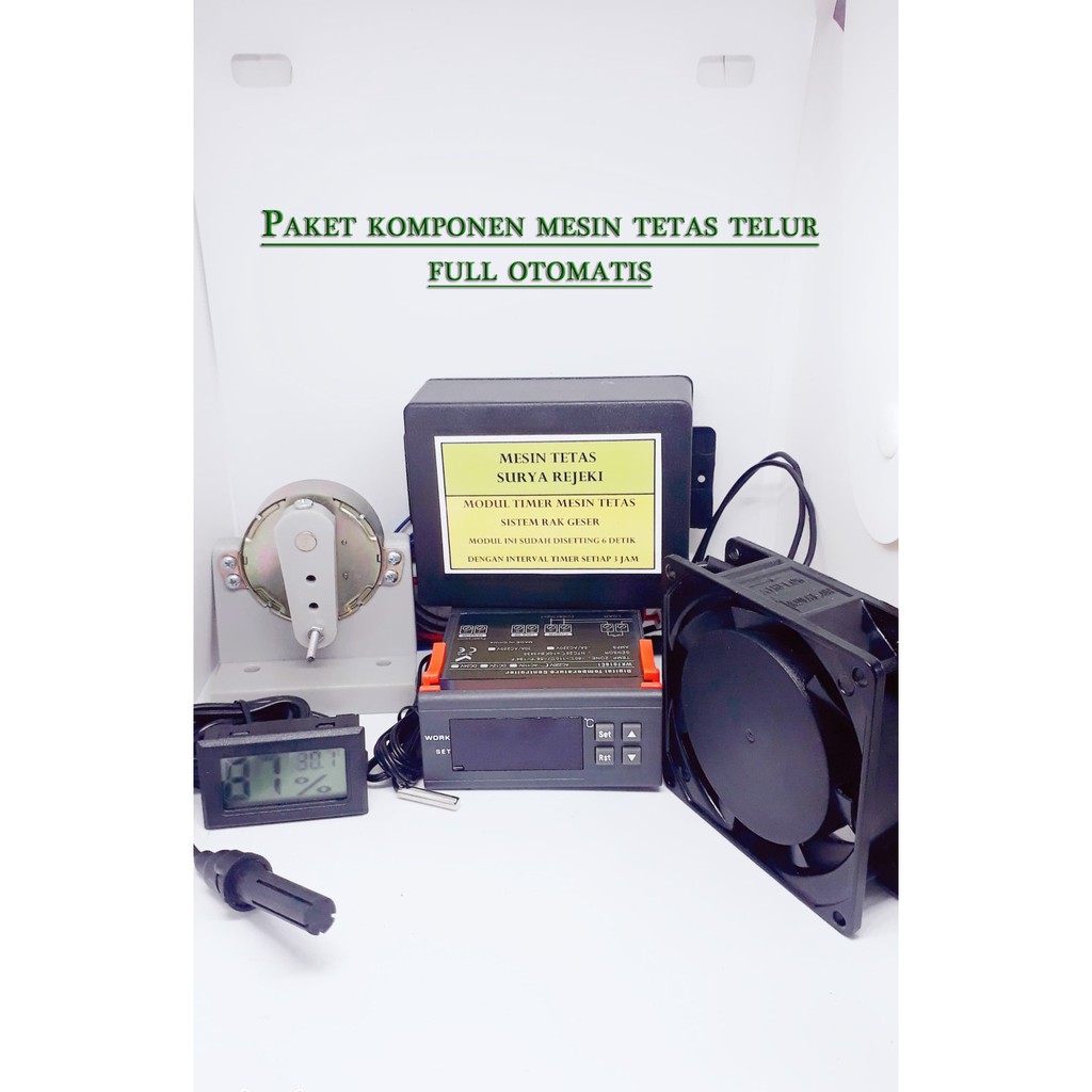 paket mesin tetas telur ful otomatis penetas otomatis digital